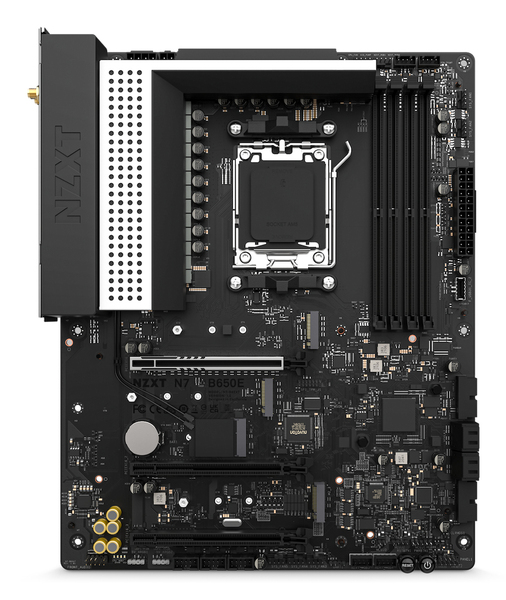 NZXT N7 B650E ATX - motherboard, White