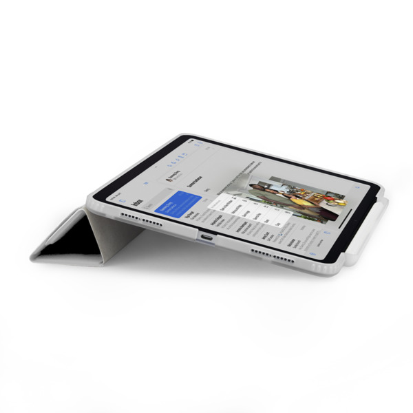 Pipetto iPad Pro 13 (2024) Origami No3 - pennfodral, Vit