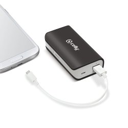 CELLY POWER BANK 4000MAH BLACK