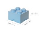 Room Copenhagen LEGO Storage Brick 4 light blue - RC40031736