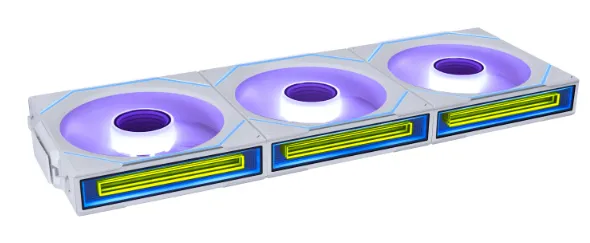 Lian Li UNI FAN SL-INF Wireless 120, 120mm, PWM, Fluid Dynamic Bearing, ARGB Fan Kit, 3-pack, White