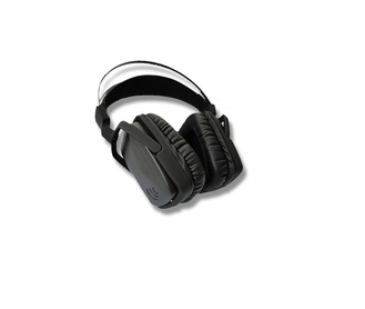 Grape O400 Walnut - On Ear Headphones, svart
