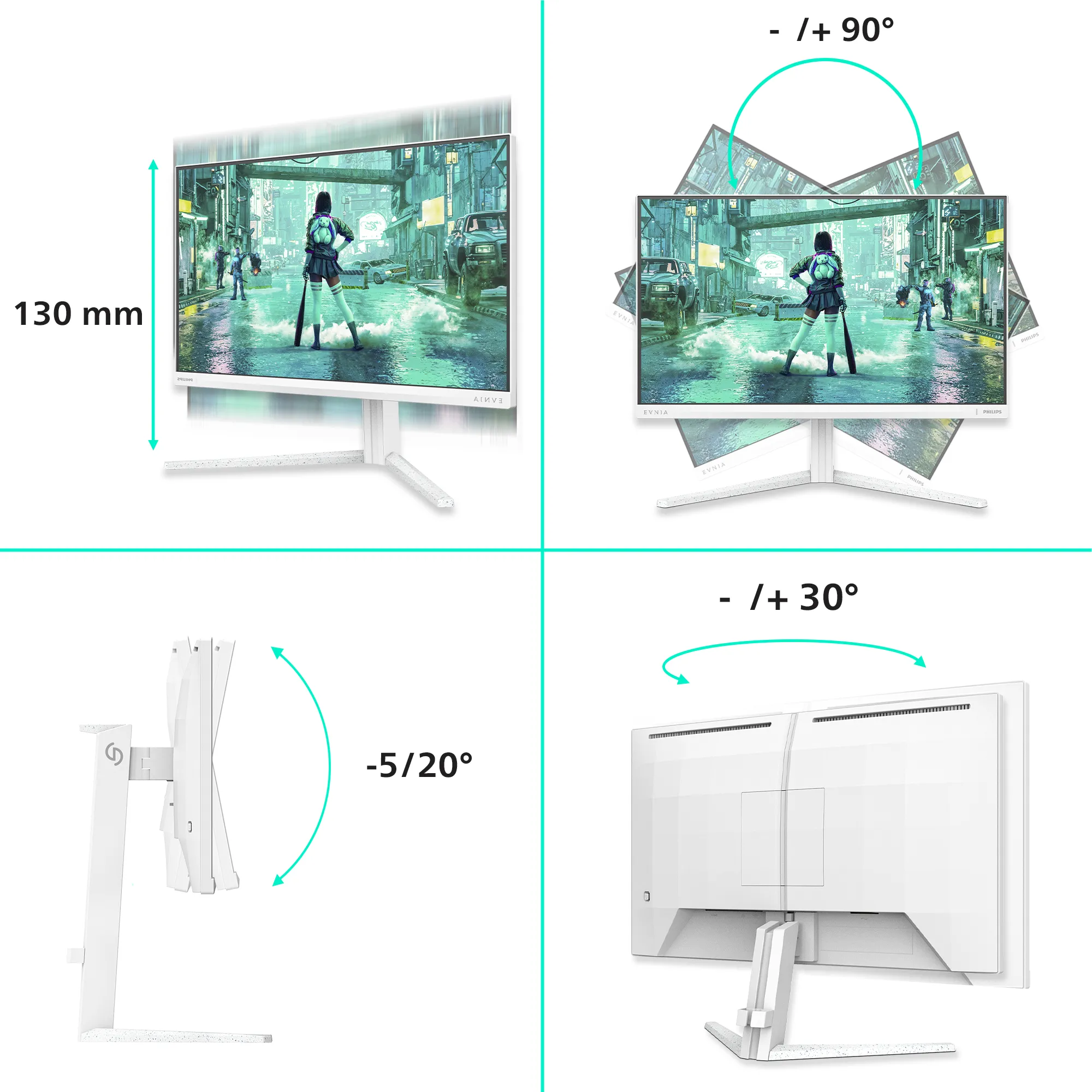 Philips Evnia 24M2N3201P/00 23.8" Full HD, Fast IPS -pelin&auml;ytt&ouml;