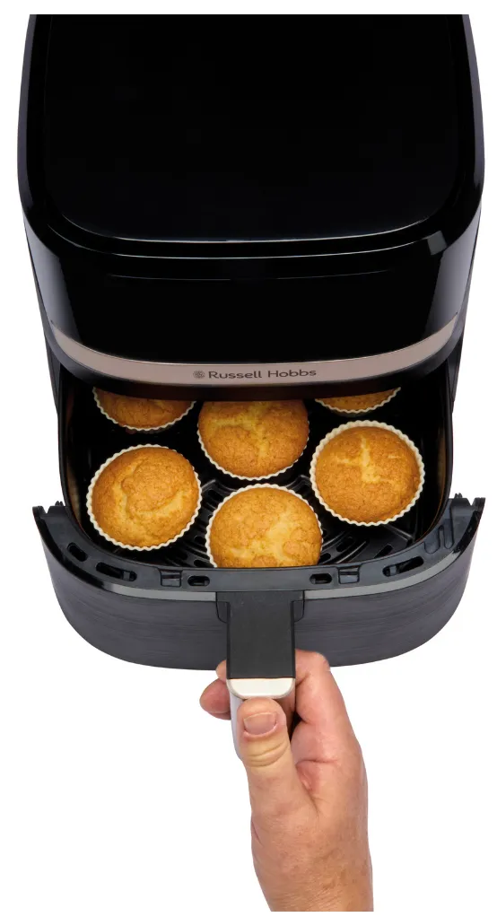 Airfryer Satisfry - airfryer, Svart, 4.3l