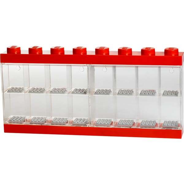 Room Copenhagen LEGO Minifiguren Display Case 16 red - RC40660001
