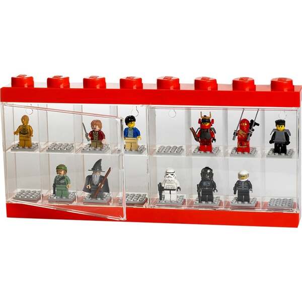 Room Copenhagen LEGO Minifiguren Display Case 16 red - RC40660001