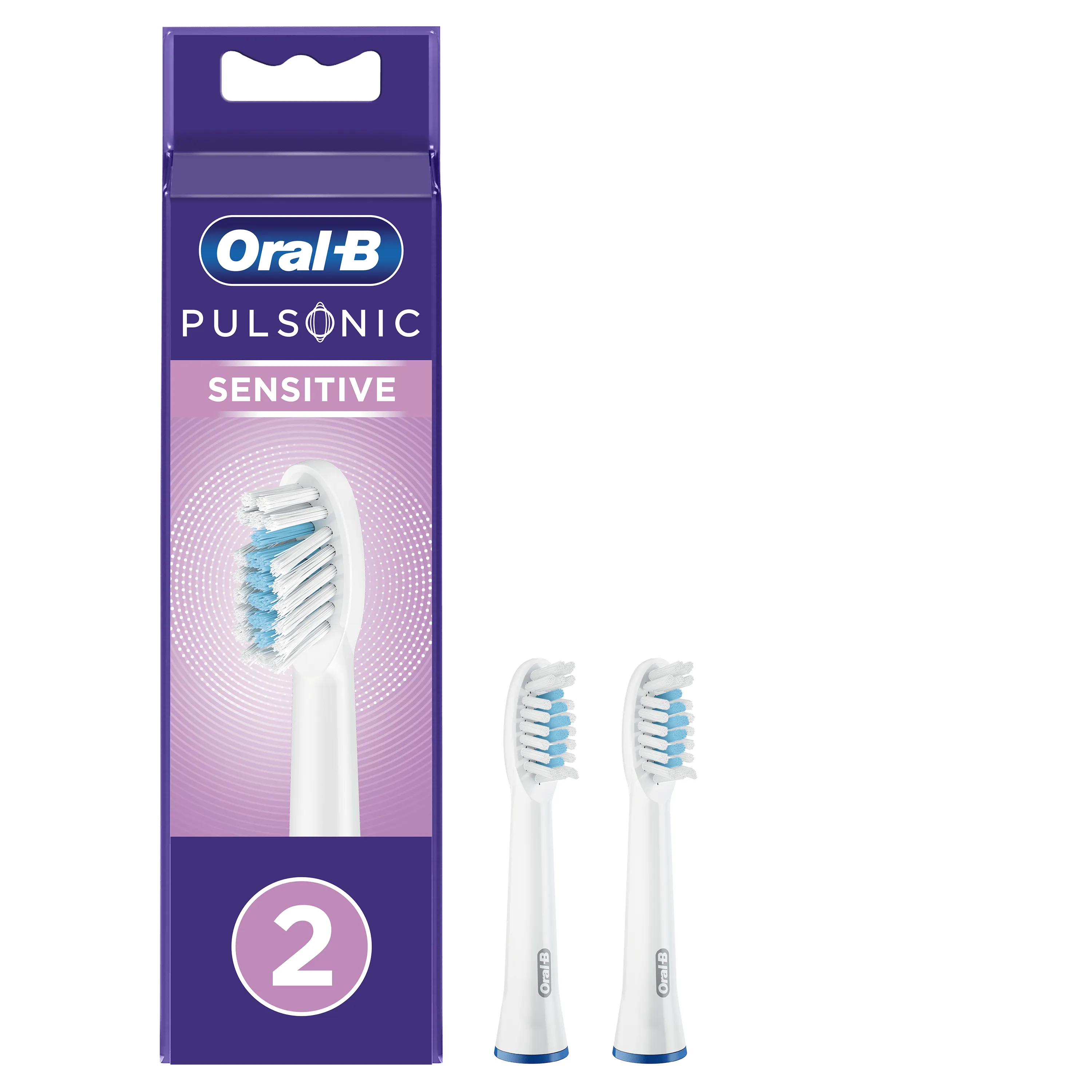 Oral-B Pulsonic Sensitive -brush head, 2 pcs , white