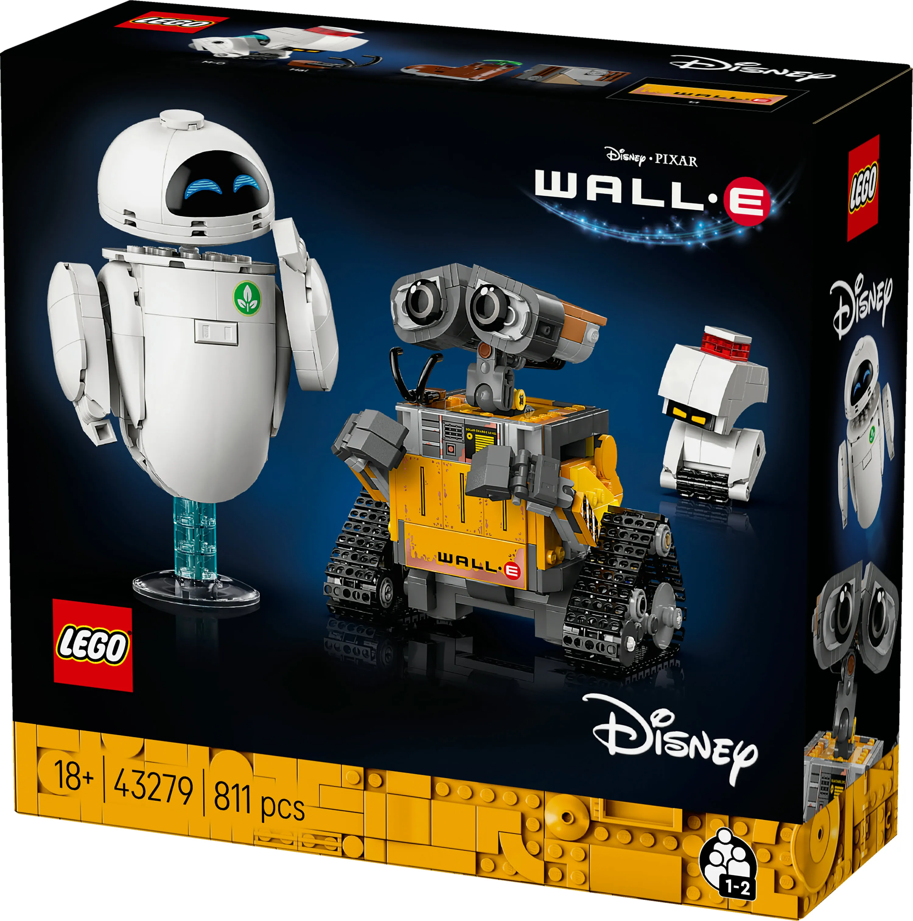 LEGO Disney Pixar WALL-E ja EVE 43279