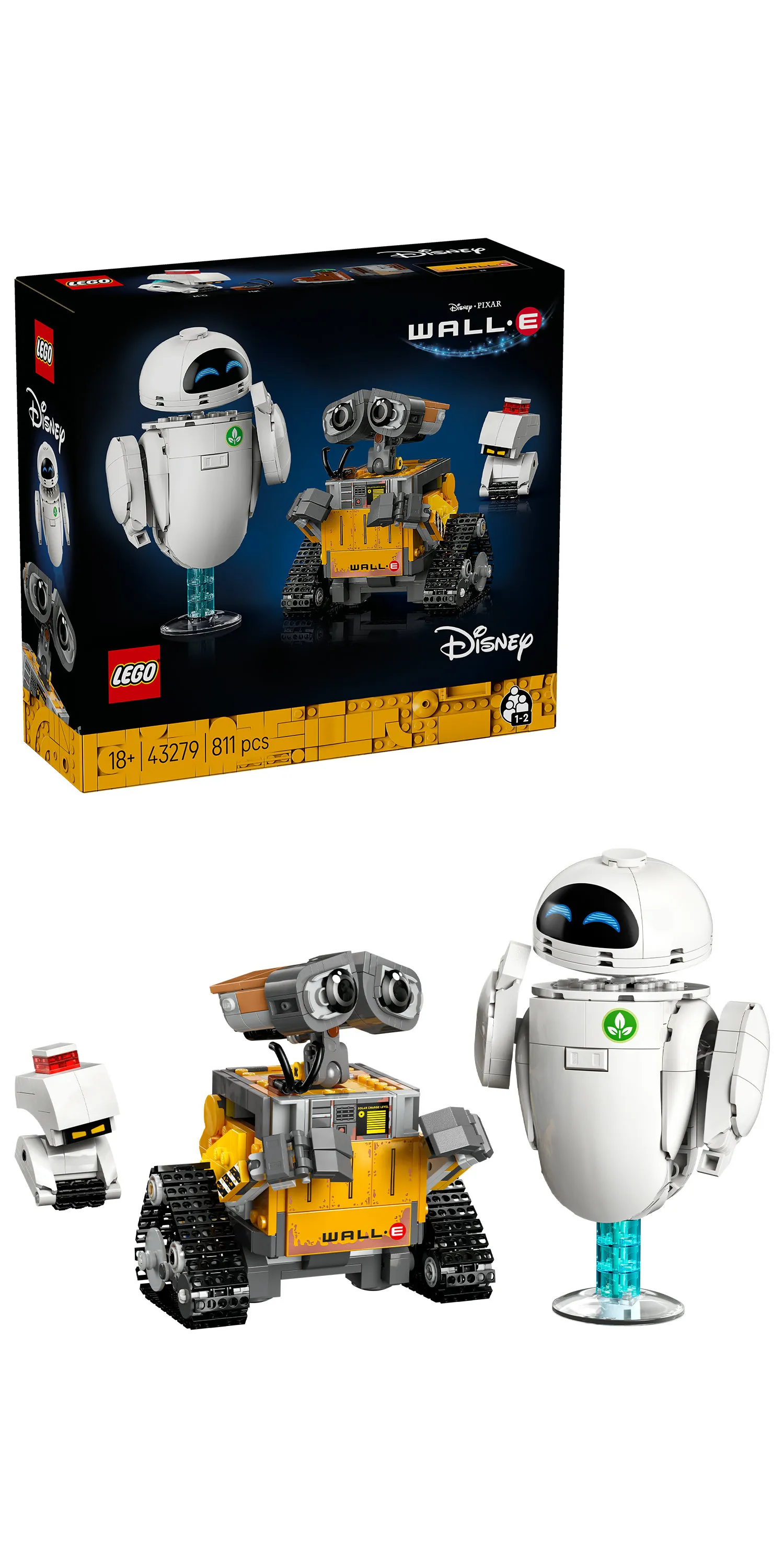 LEGO Disney Pixar WALL-E ja EVE 43279