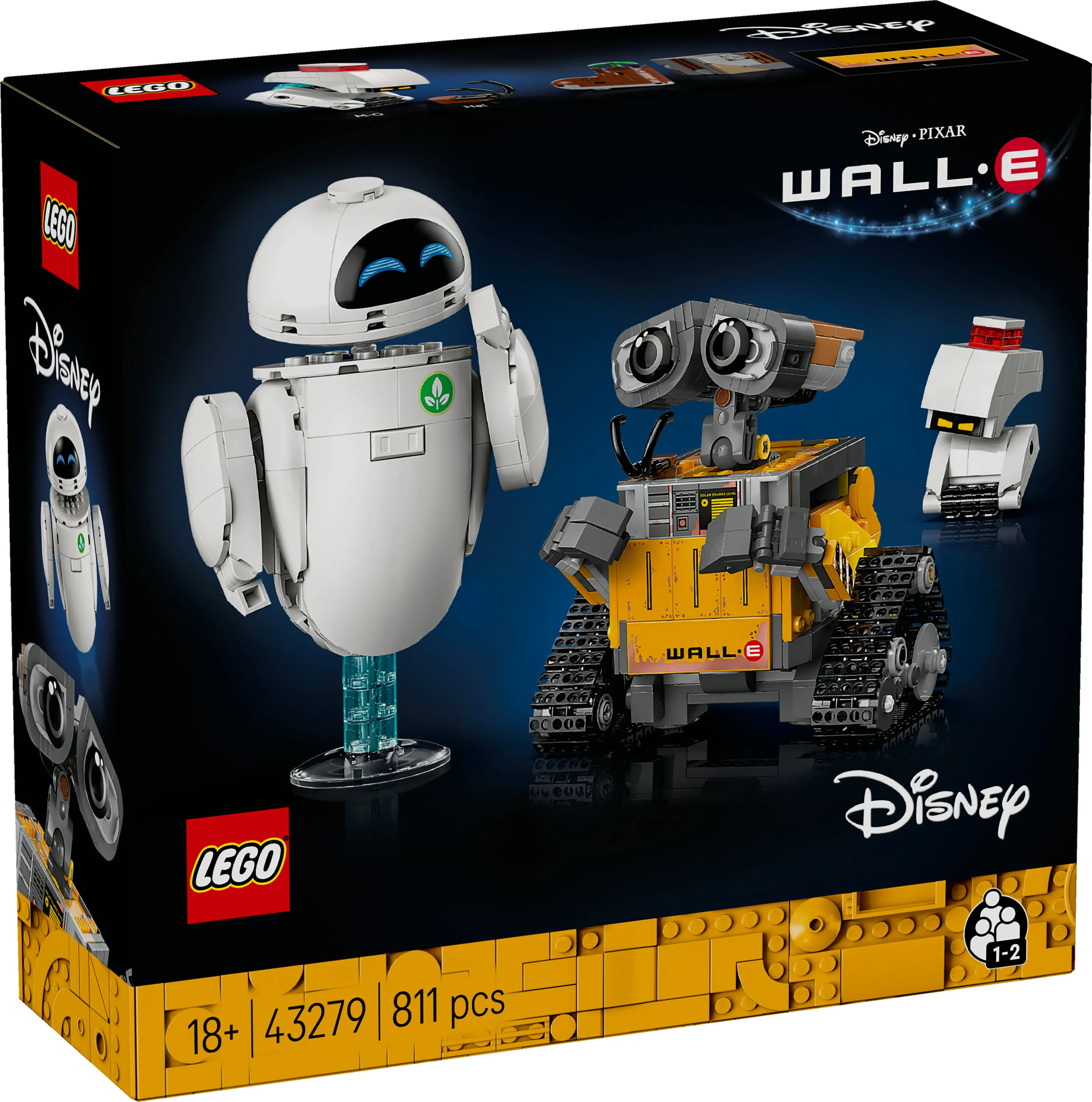 LEGO Disney Pixar WALL-E ja EVE 43279