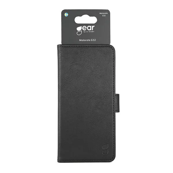 GEAR Wallet, Moto G32 - Wallet Case, Black