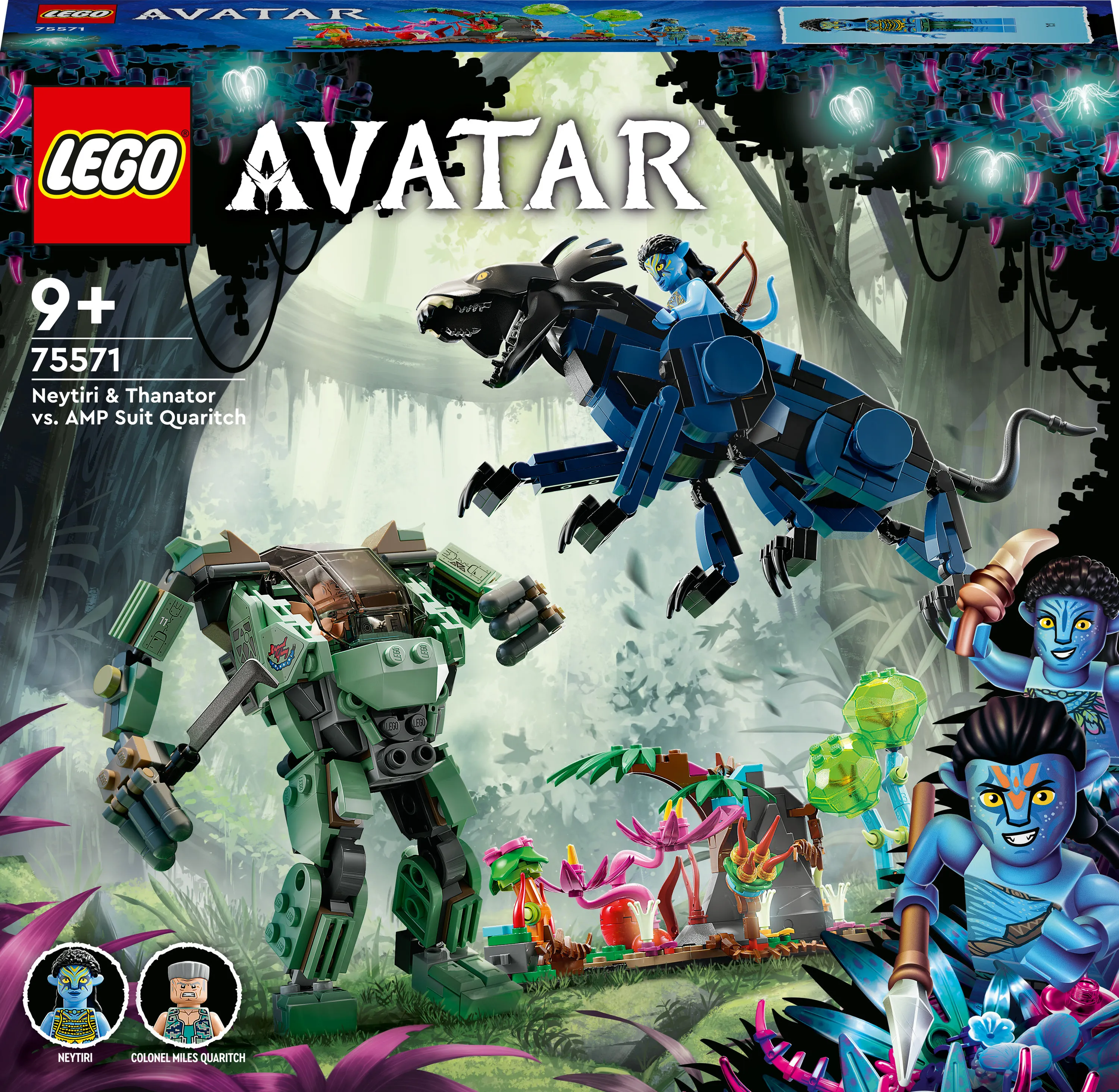 Lego Avatar vatar Neytiri &amp; Thanator vs. AMP Suit Quaritc 75571