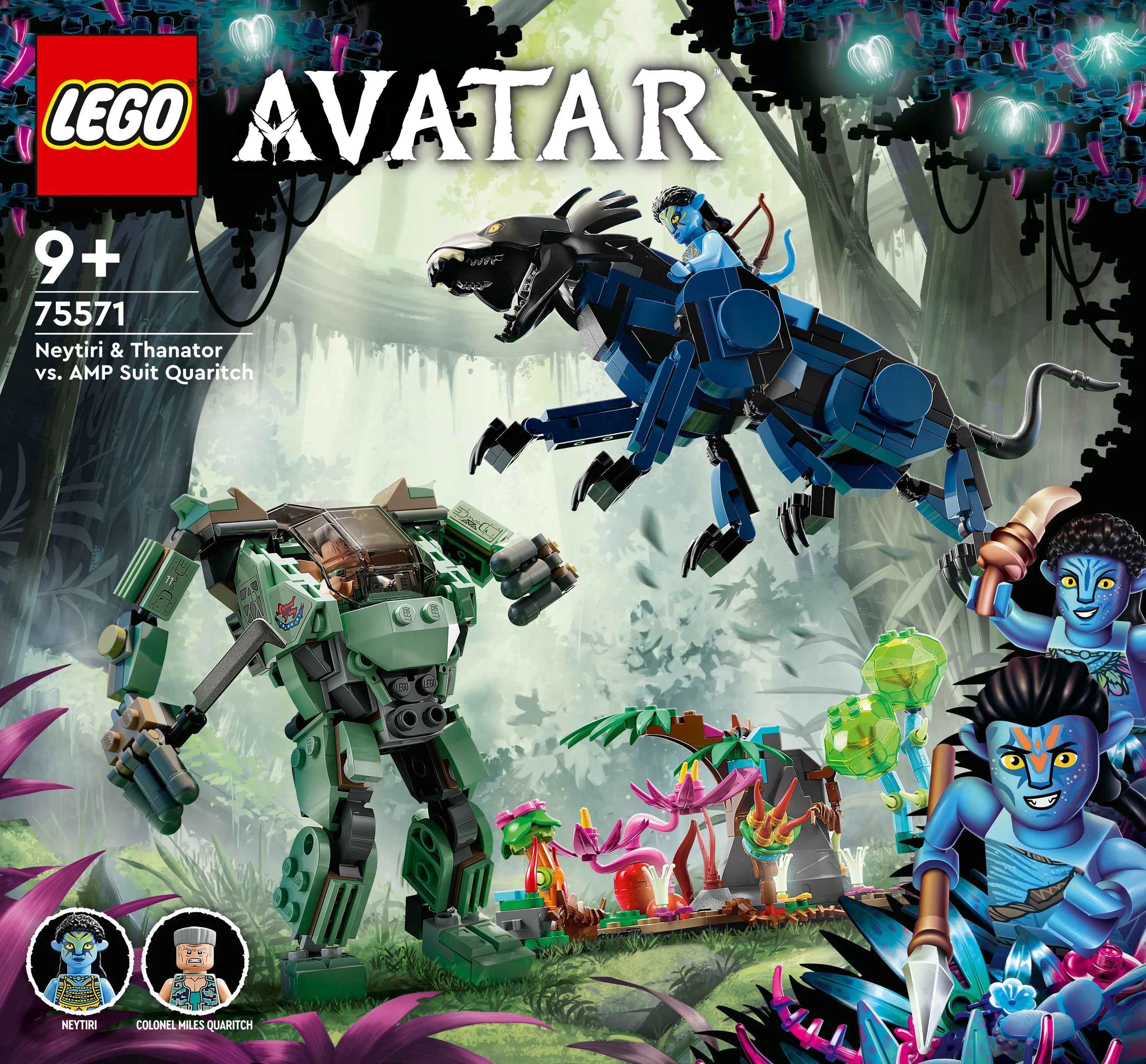 Lego Avatar vatar Neytiri &amp; Thanator vs. AMP Suit Quaritc 75571