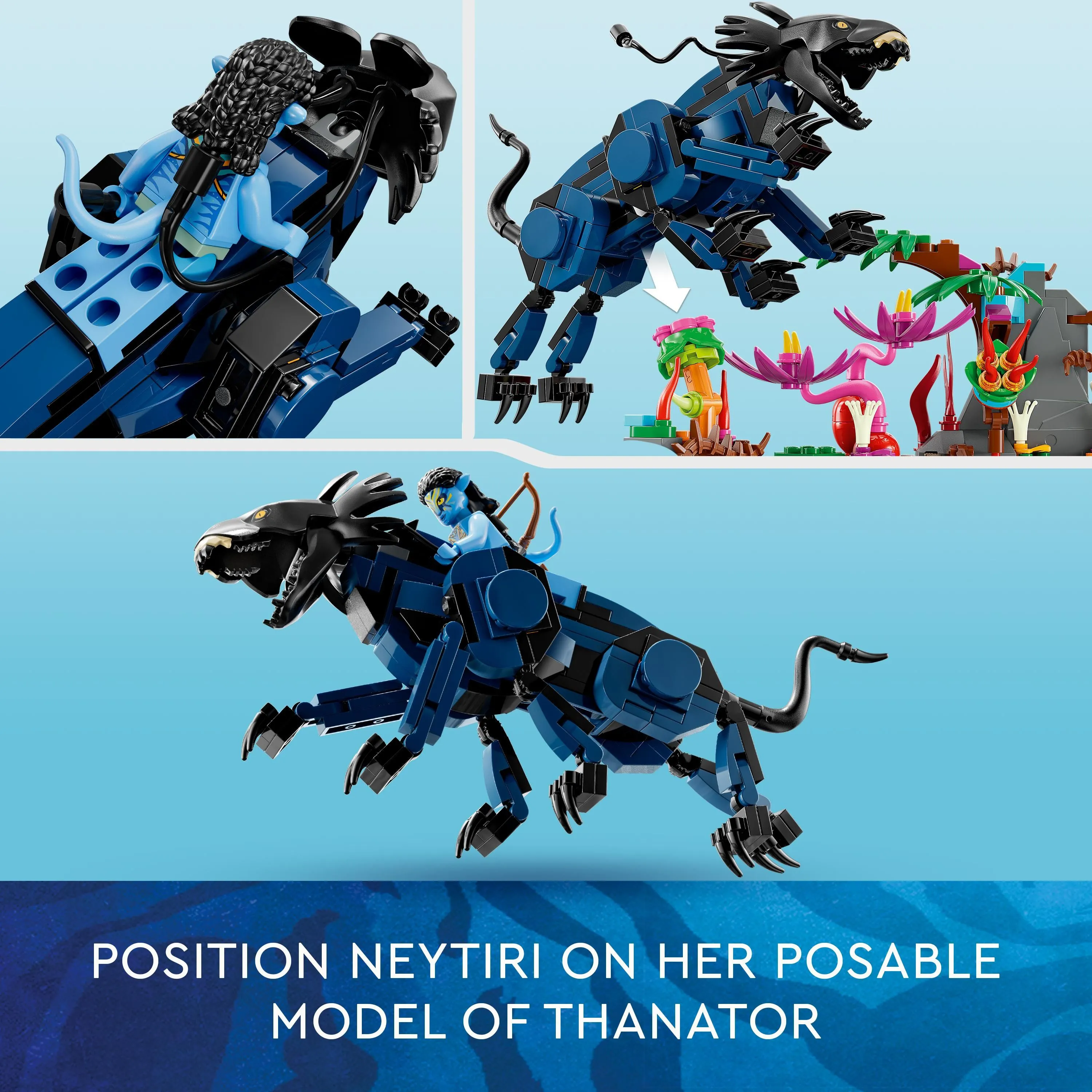 Lego Avatar vatar Neytiri &amp; Thanator vs. AMP Suit Quaritc 75571