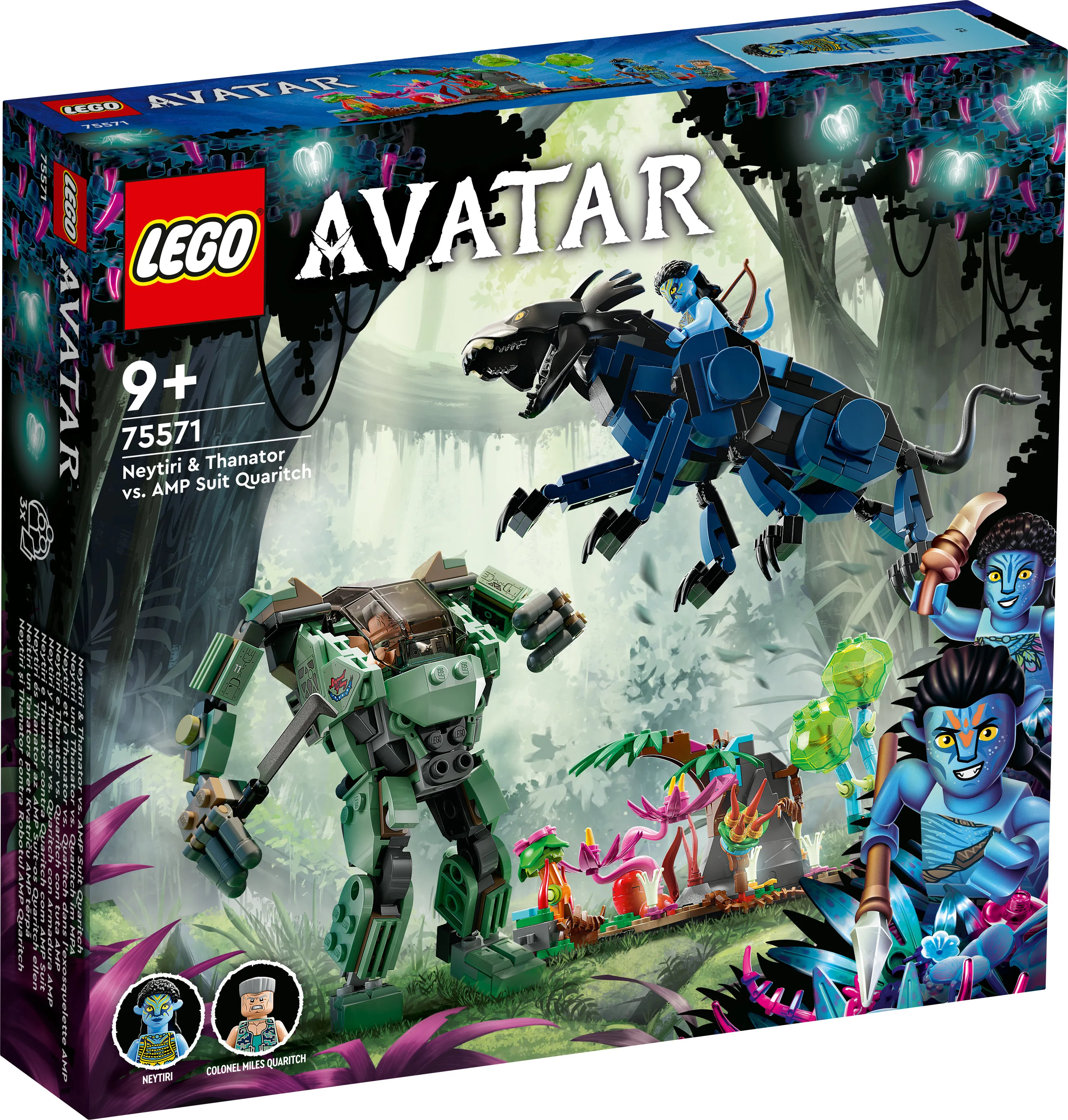 Lego Avatar vatar Neytiri &amp; Thanator vs. AMP Suit Quaritc 75571