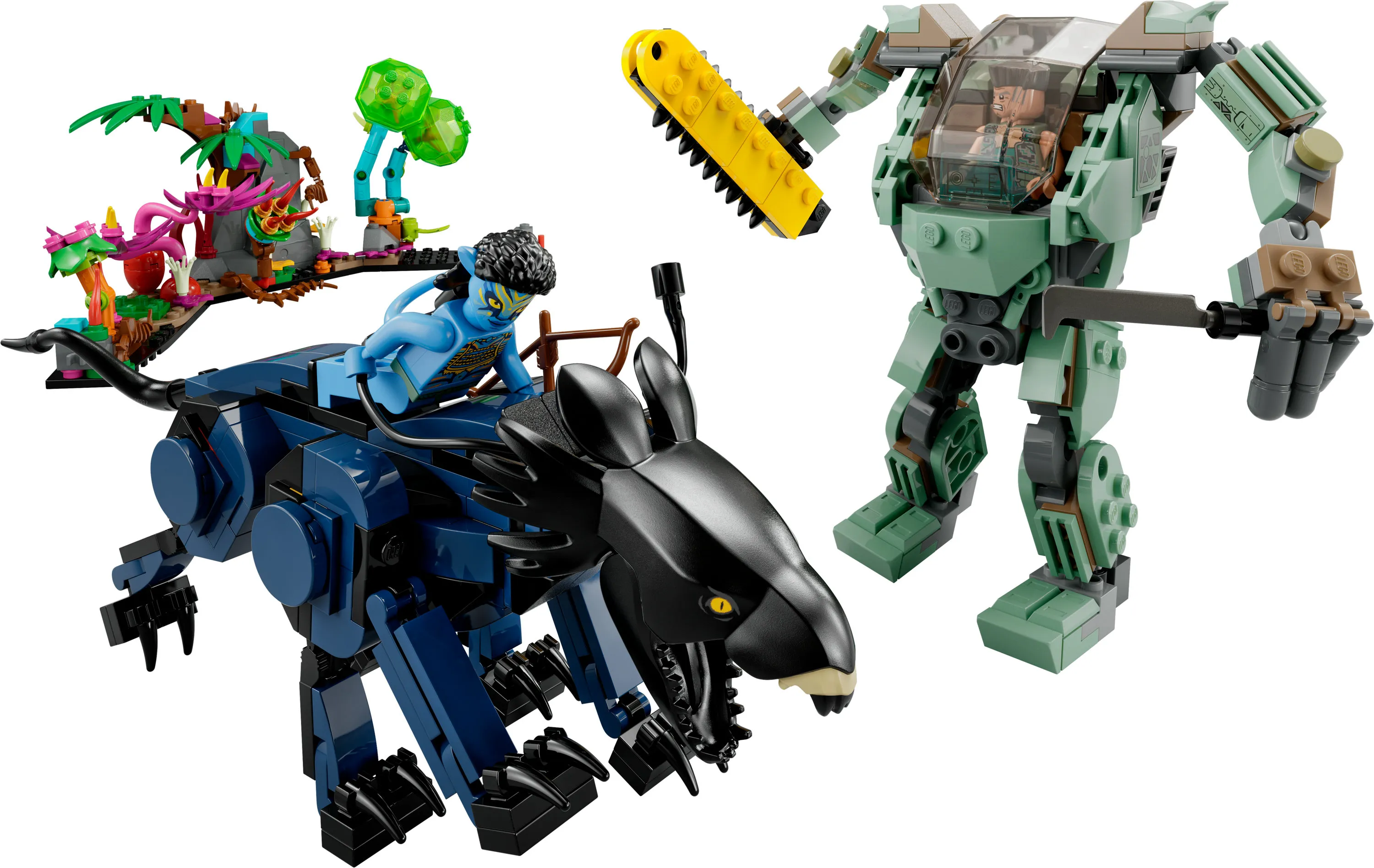 Lego Avatar vatar Neytiri &amp; Thanator vs. AMP Suit Quaritc 75571