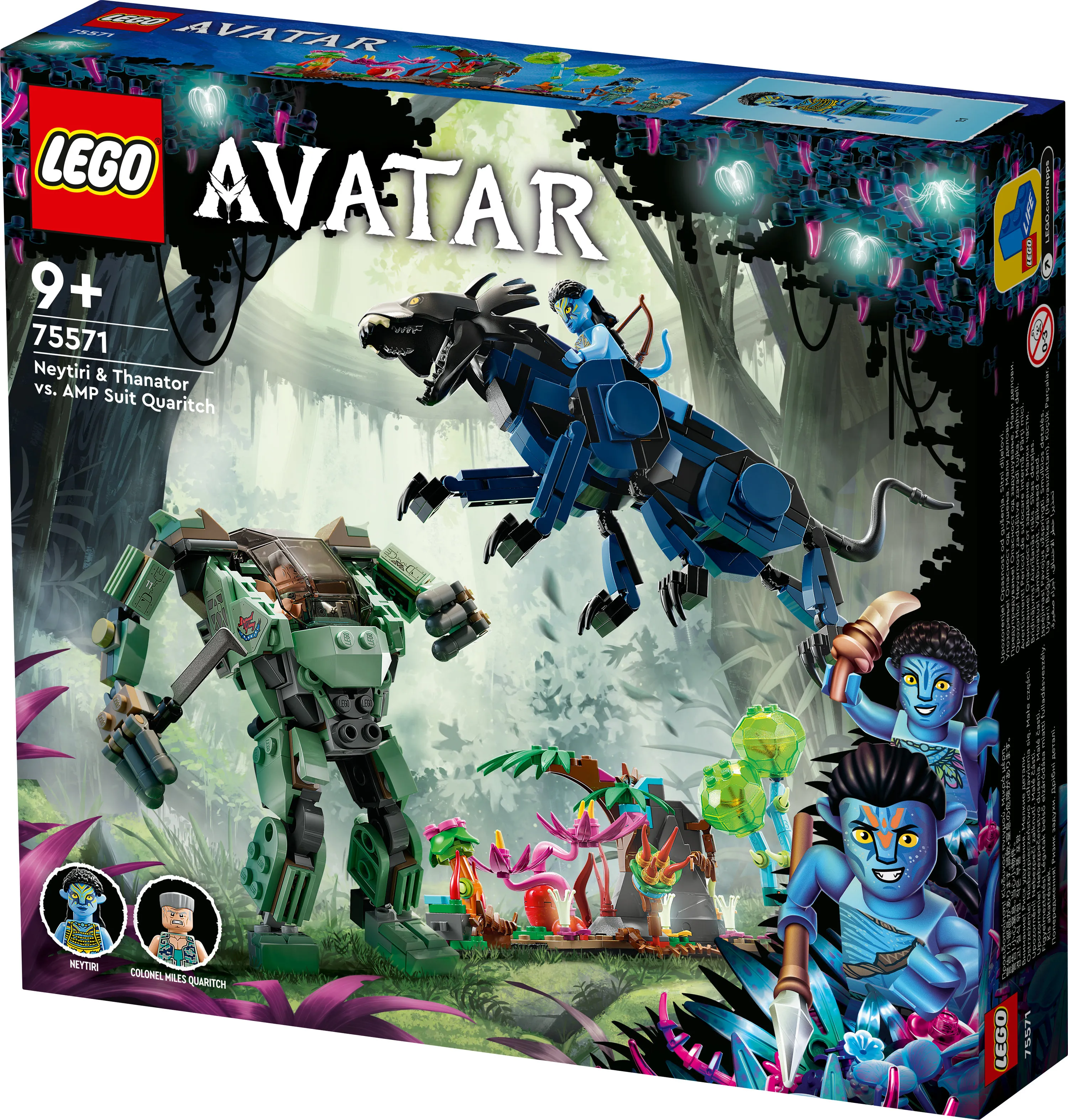 Lego Avatar vatar Neytiri &amp; Thanator vs. AMP Suit Quaritc 75571