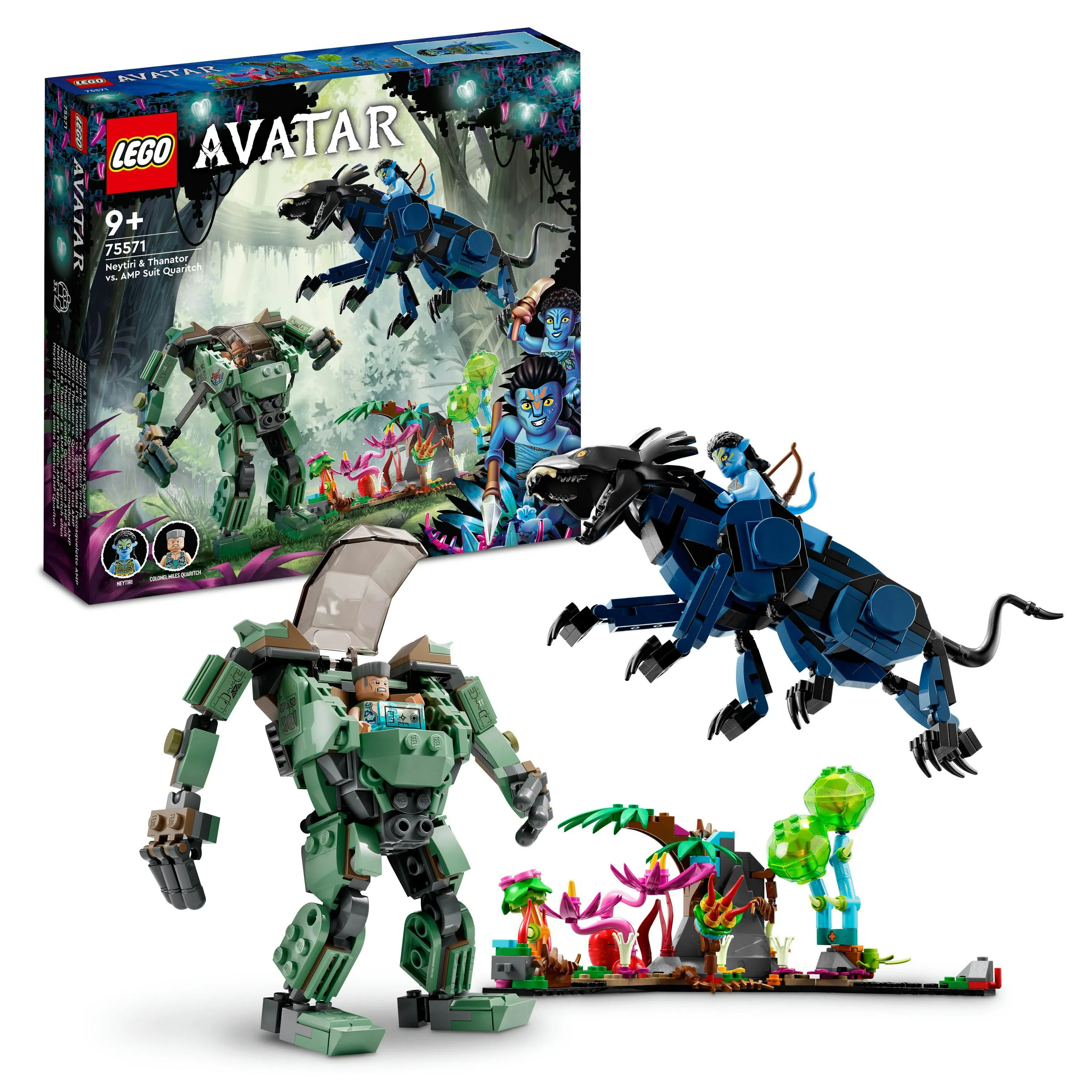 Lego Avatar vatar Neytiri &amp; Thanator vs. AMP Suit Quaritc 75571