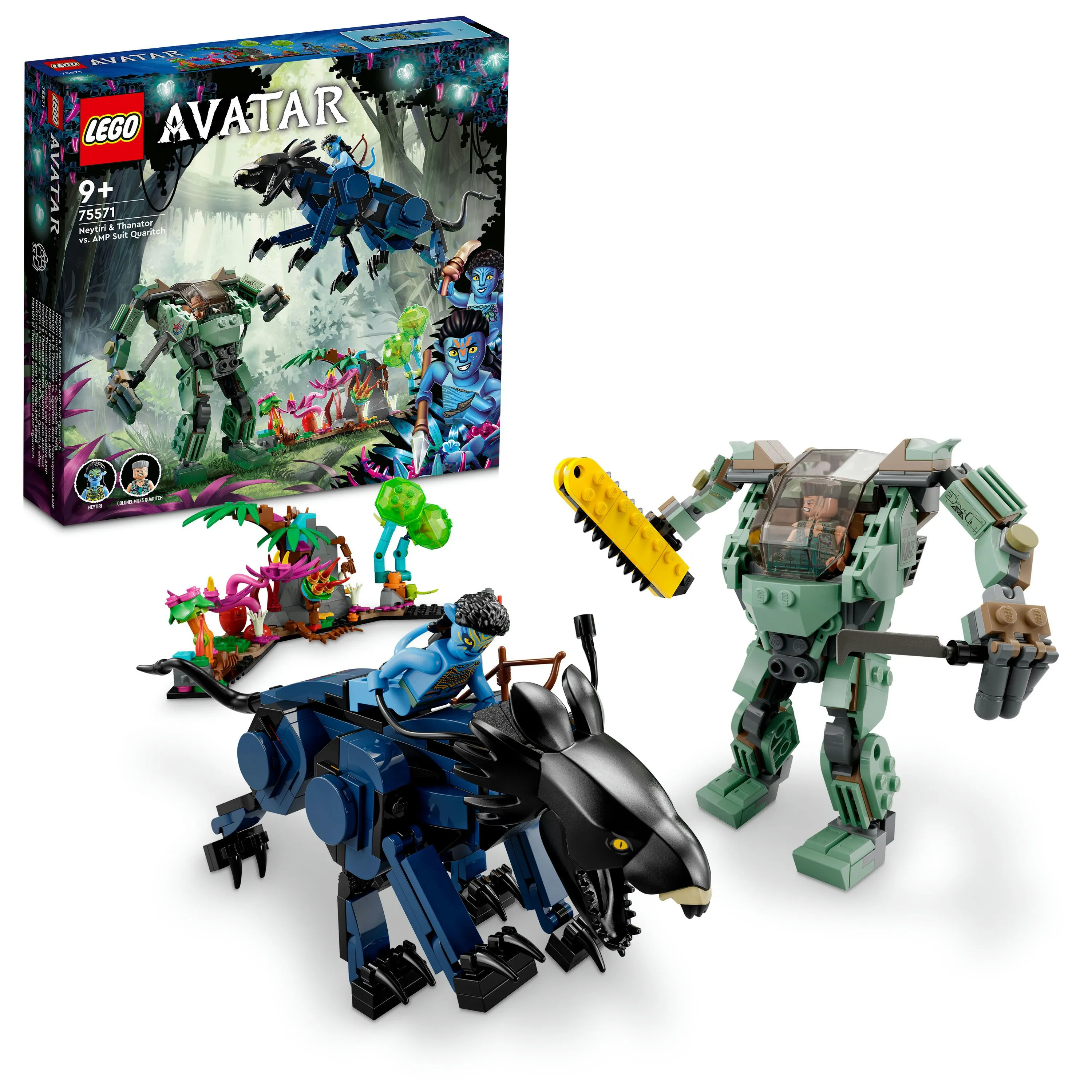 Lego Avatar vatar Neytiri &amp; Thanator vs. AMP Suit Quaritc 75571
