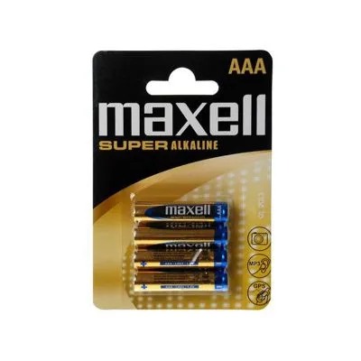 Maxell paristot AAA (LR03) Super Alkaline, 1,5V, 4-pakkaus