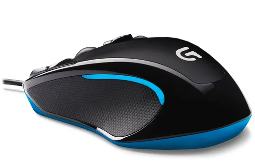 Logitech G300S - gaming mouse, Black/Blue