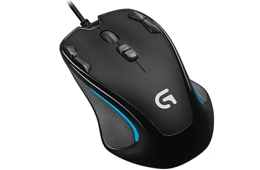 Logitech G300S - gaming mouse, Black/Blue