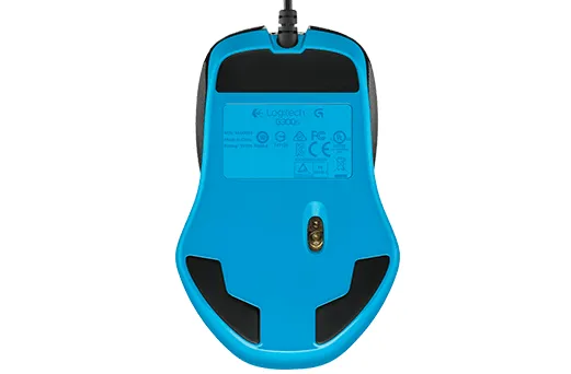 Logitech G300S - gaming mouse, Black/Blue