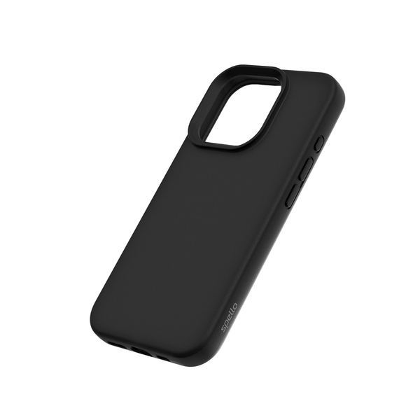 Spello Mag+ Silicone Magnetic Case for iPhone 16 Pro Max - black
