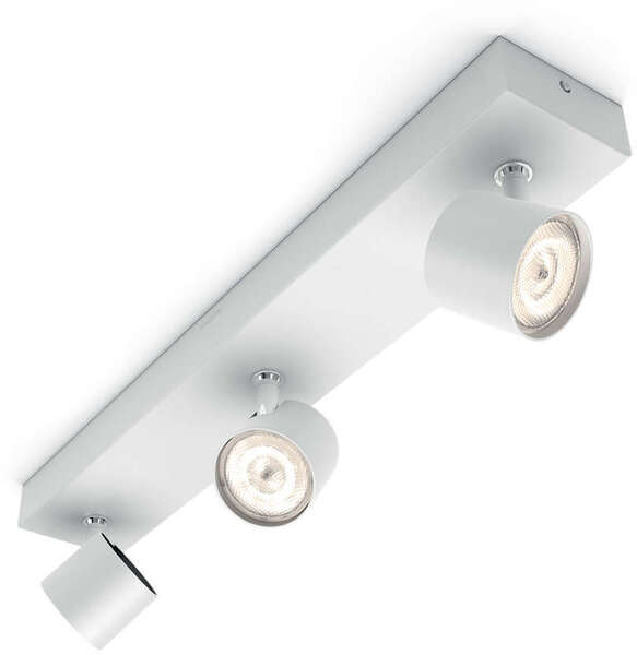 Philips Star WarmGlow 3-spot LED Spotlight 3 x 4.5 Watt White