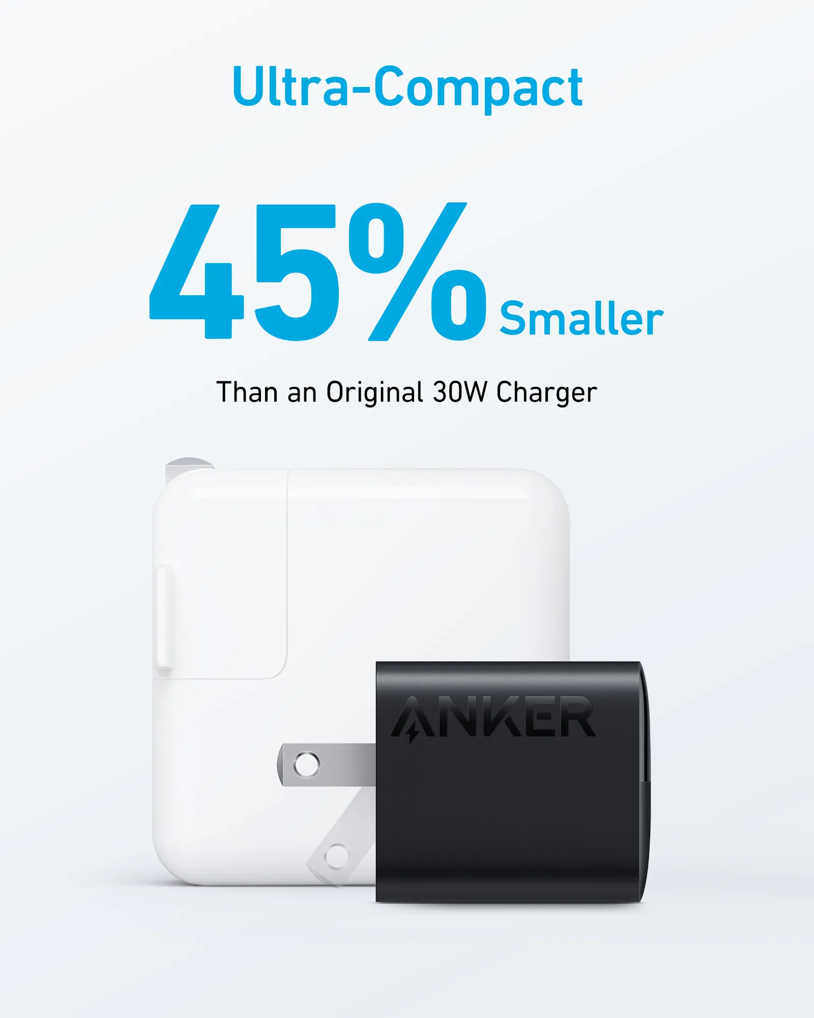 ANKER 323 CHARGER 33W 1A/1C, BLACK