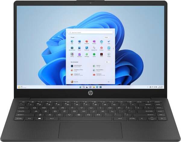 HP 14-em0924no 14" FHD AMD Ryzen 5 7520U, 8 GB, 512 GB SSD, Win 11 Home - bärbar dator, Jet Black