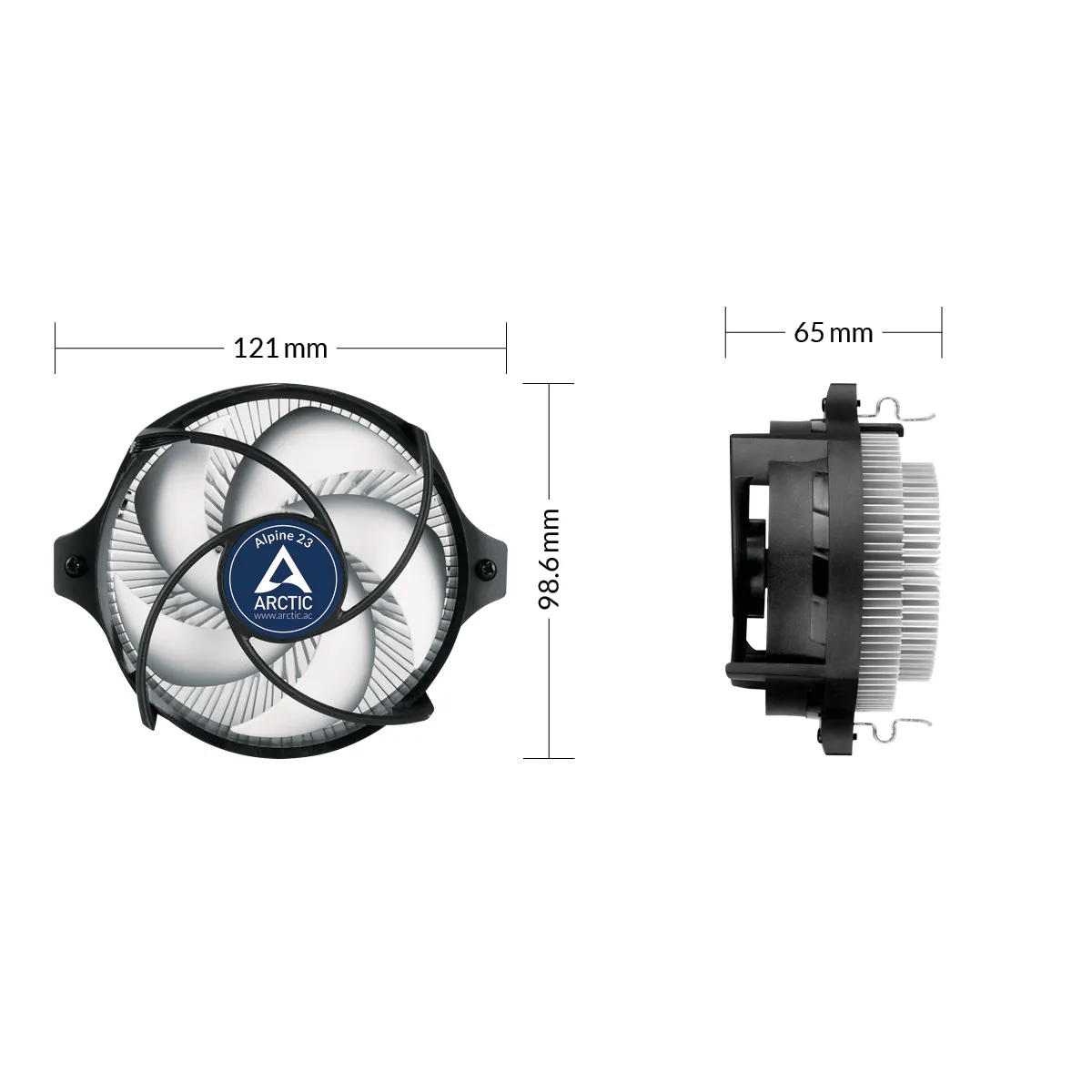 Arctic Alpine 23 Compact - processorkylare