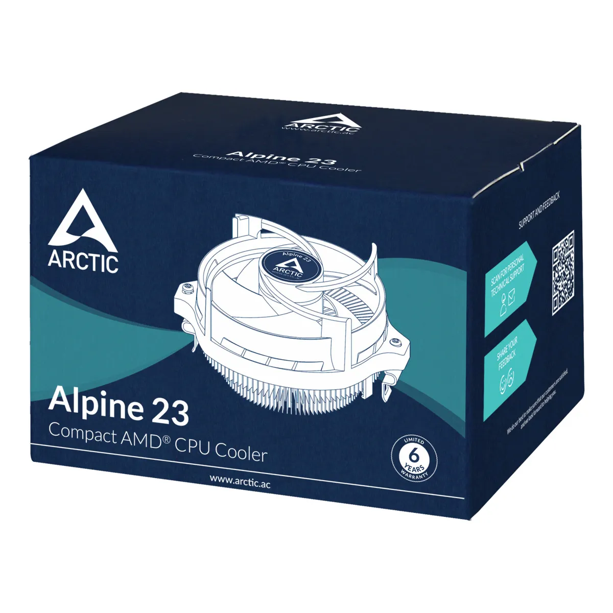 Arctic Alpine 23 Compact - processorkylare