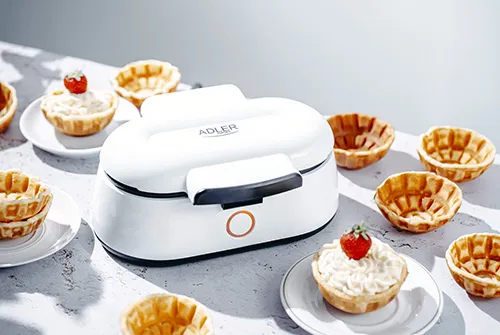 Adler AD 3062 V&aring;ffelsk&aring;lsj&auml;rn, 1000 W, Vit, 2 v&aring;fflor