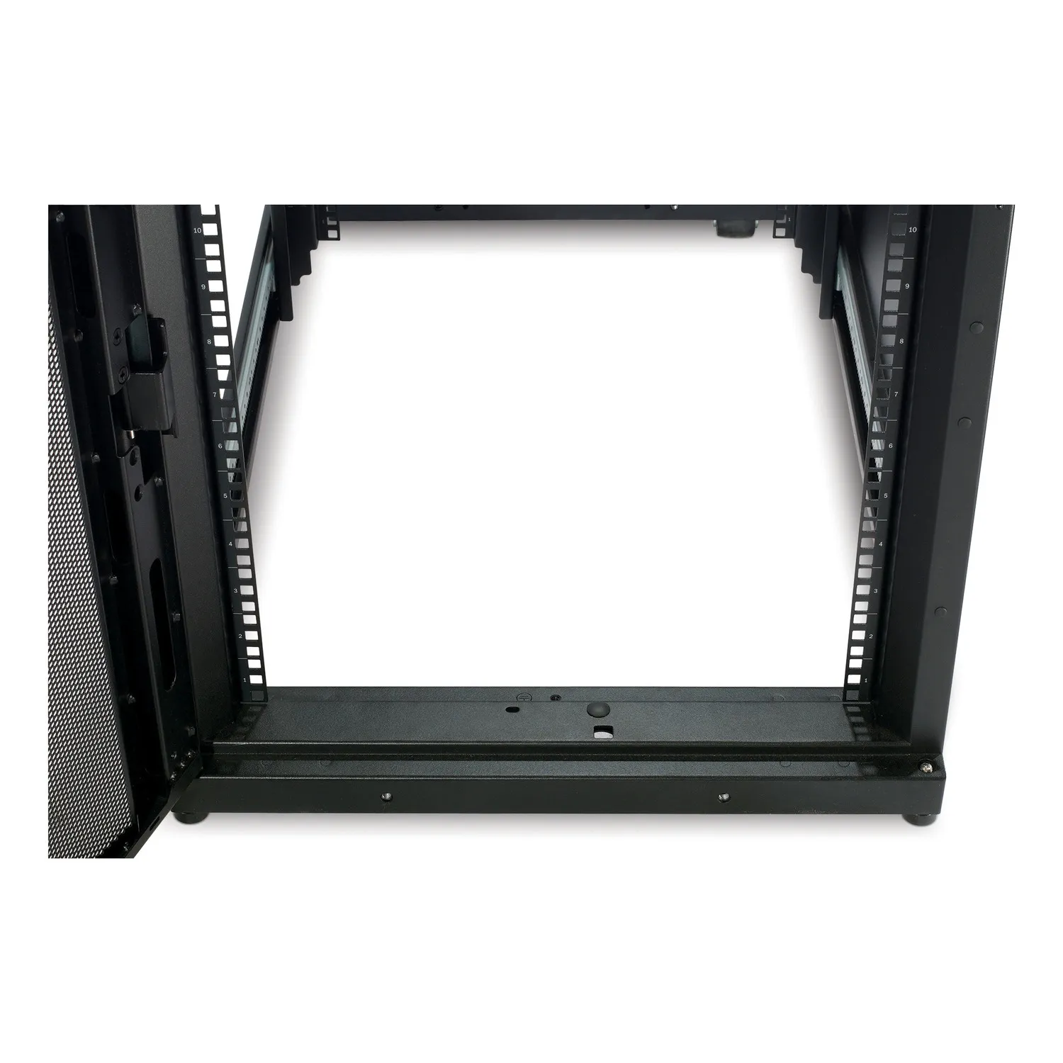 APC NetShelter SX 24U 19" Rack Enclosure Black 600mm Wide x 1070mm Deep 89 Kg. Includes: Casters, Roof, Doors, Key(s), Leveling feet, Roof, Side Panels.