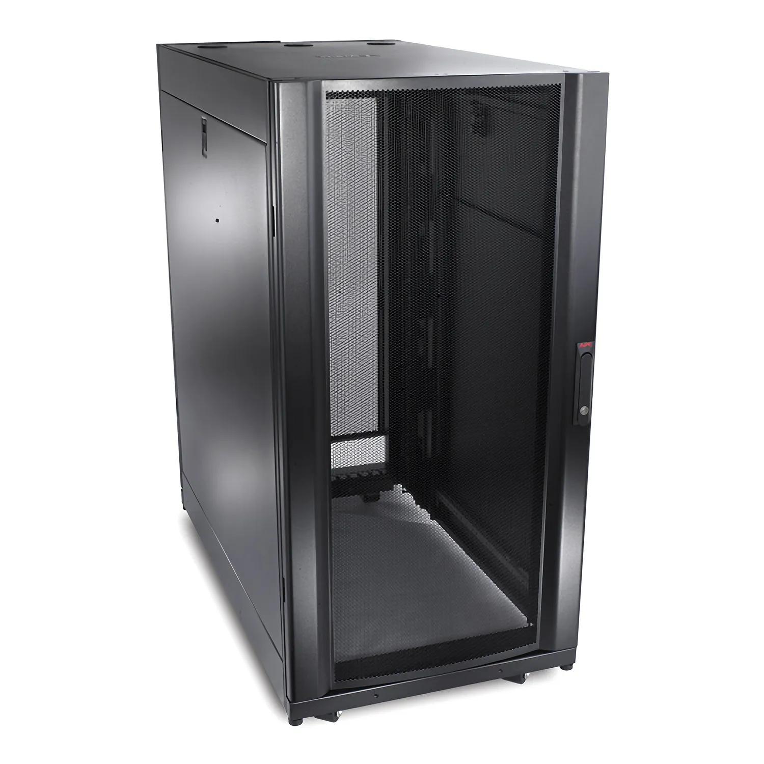 APC NetShelter SX 24U 19" Rack Enclosure Black 600mm Wide x 1070mm Deep 89 Kg. Includes: Casters, Roof, Doors, Key(s), Leveling feet, Roof, Side Panels.