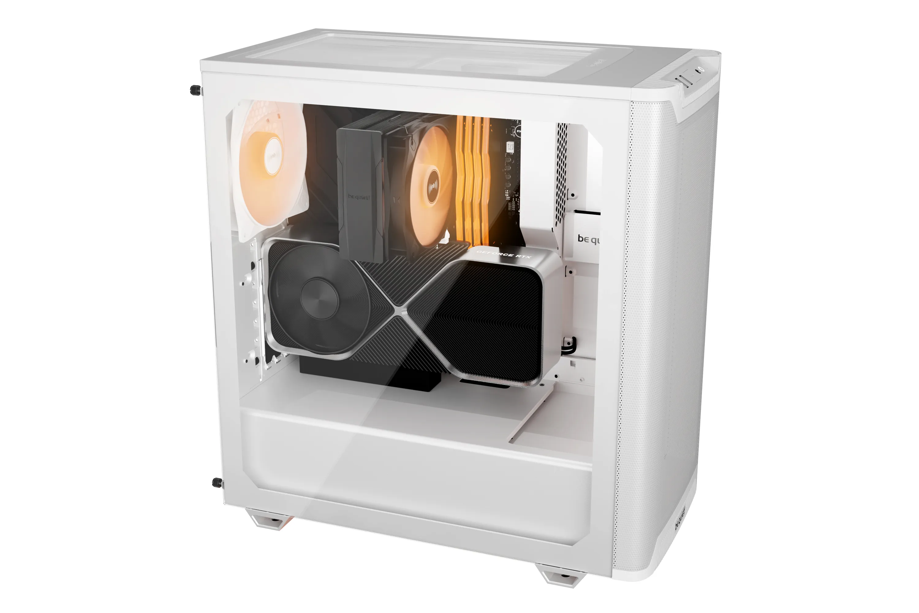 be quiet! Pure Base 501 LX - Mid Tower case, window, White