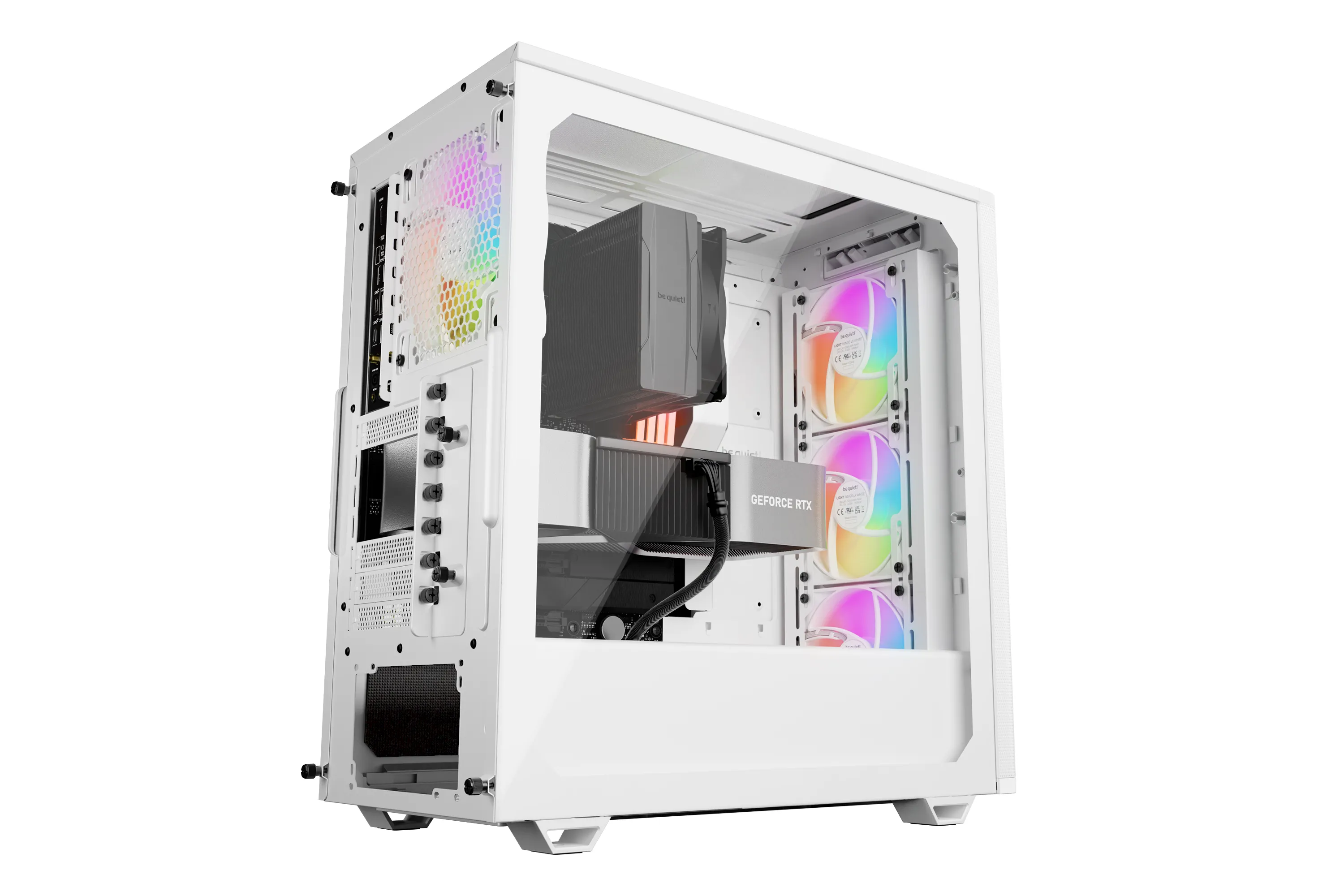 be quiet! Pure Base 501 LX - Mid Tower case, window, White