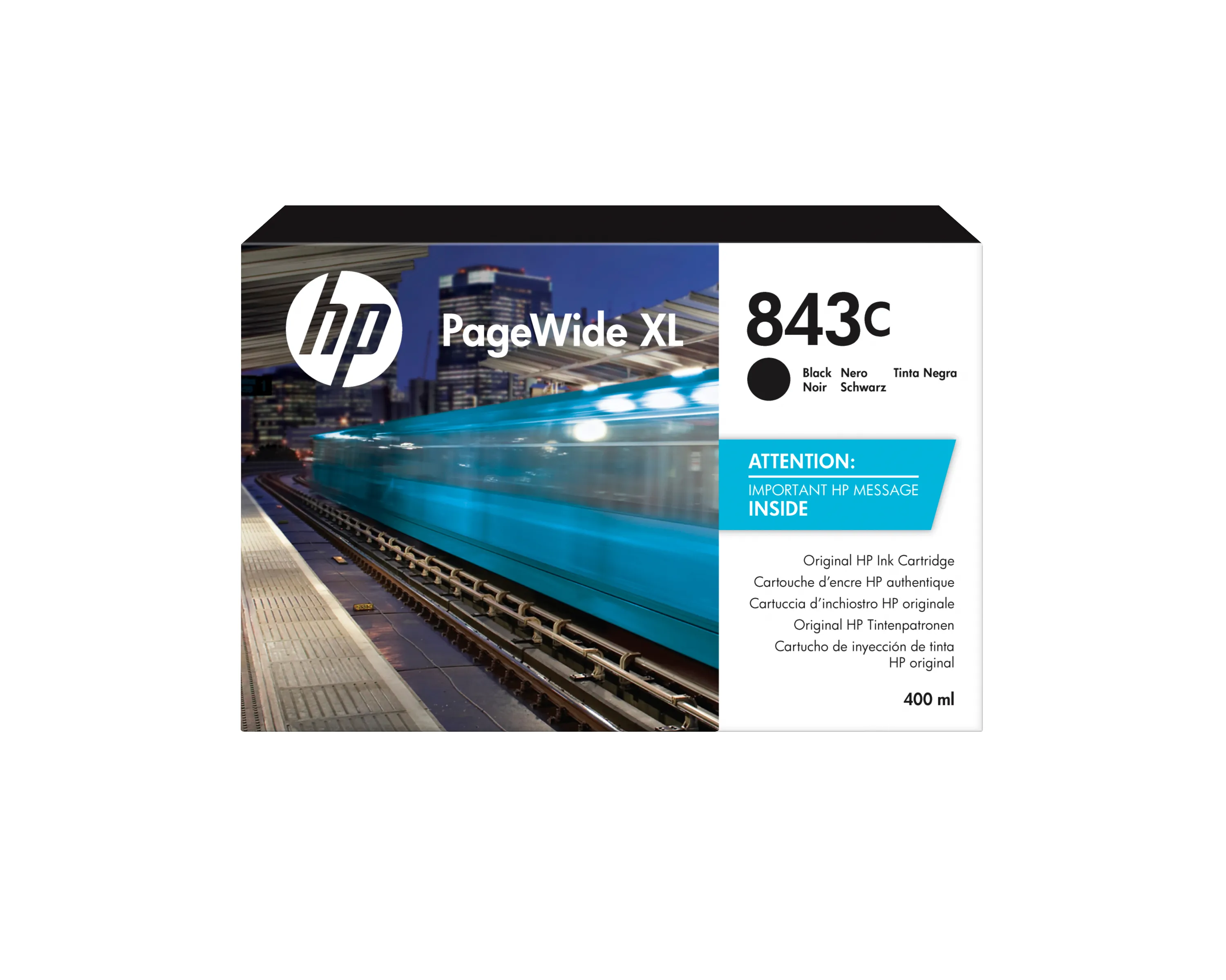 HP Ink Cartridge/843C 400ml Black