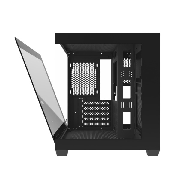 DARKFLASH C275P Mini-Tower Case with window, Black