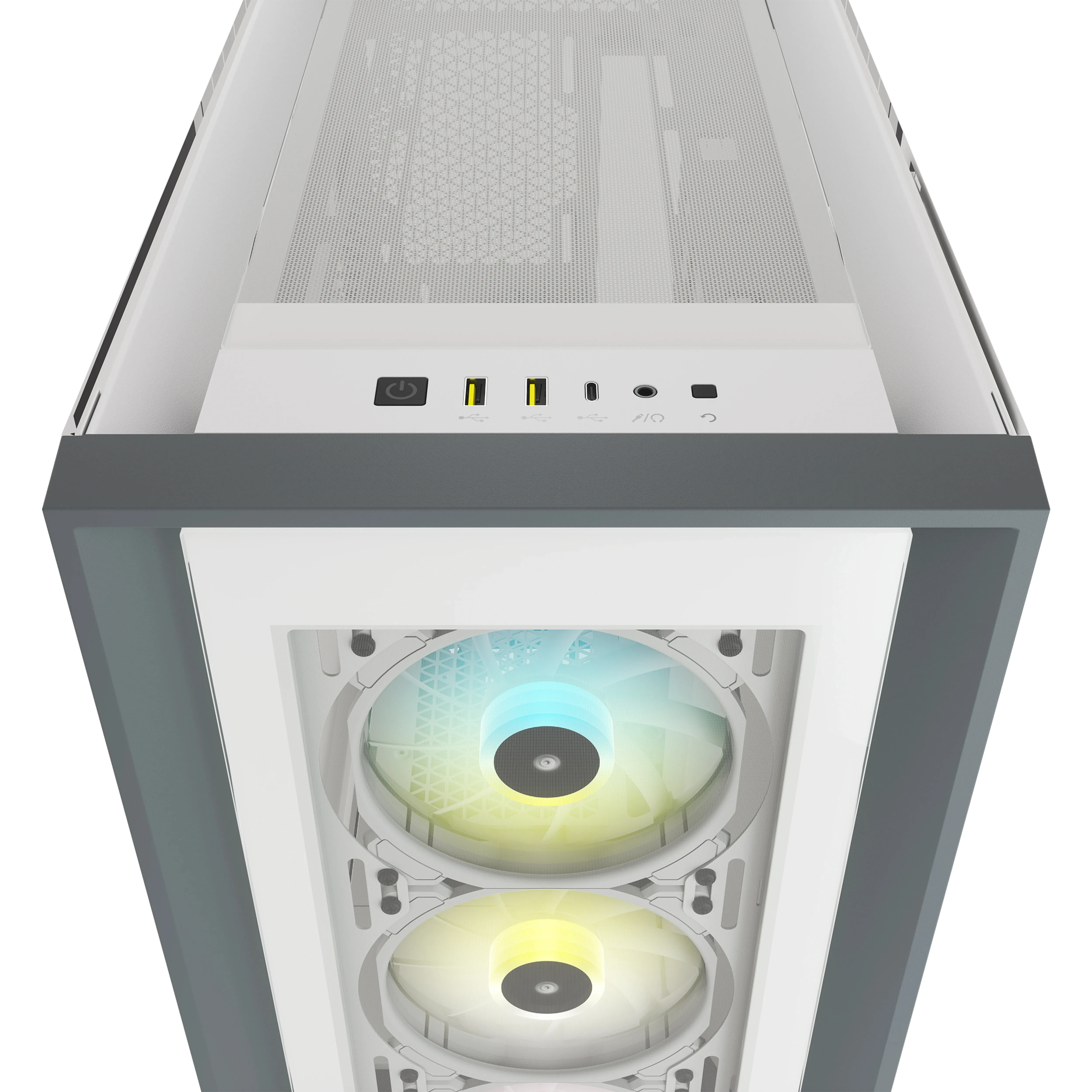 Corsair iCUE 5000X RGB - Mid Tower case, White