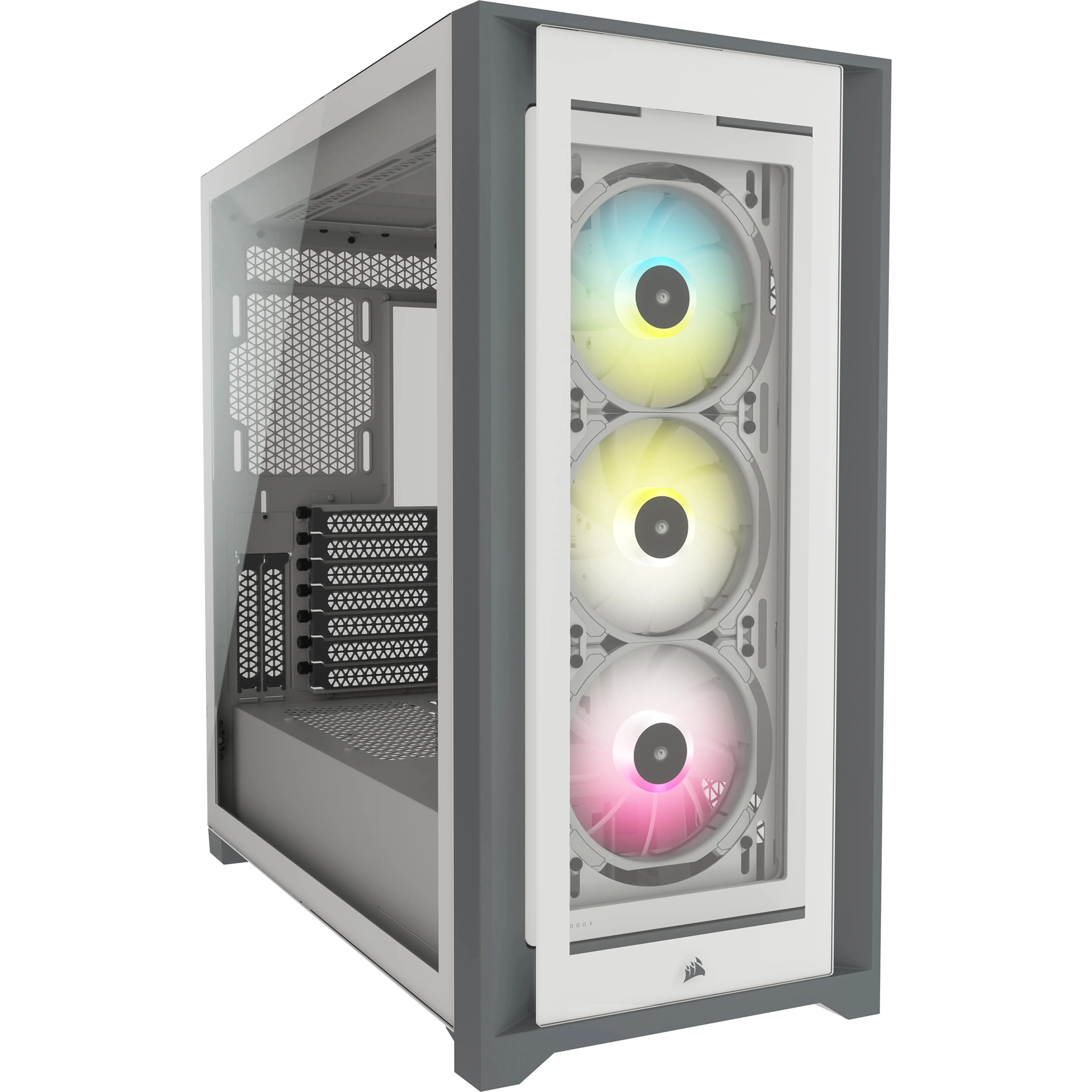 Corsair iCUE 5000X RGB - Mid Tower case, White