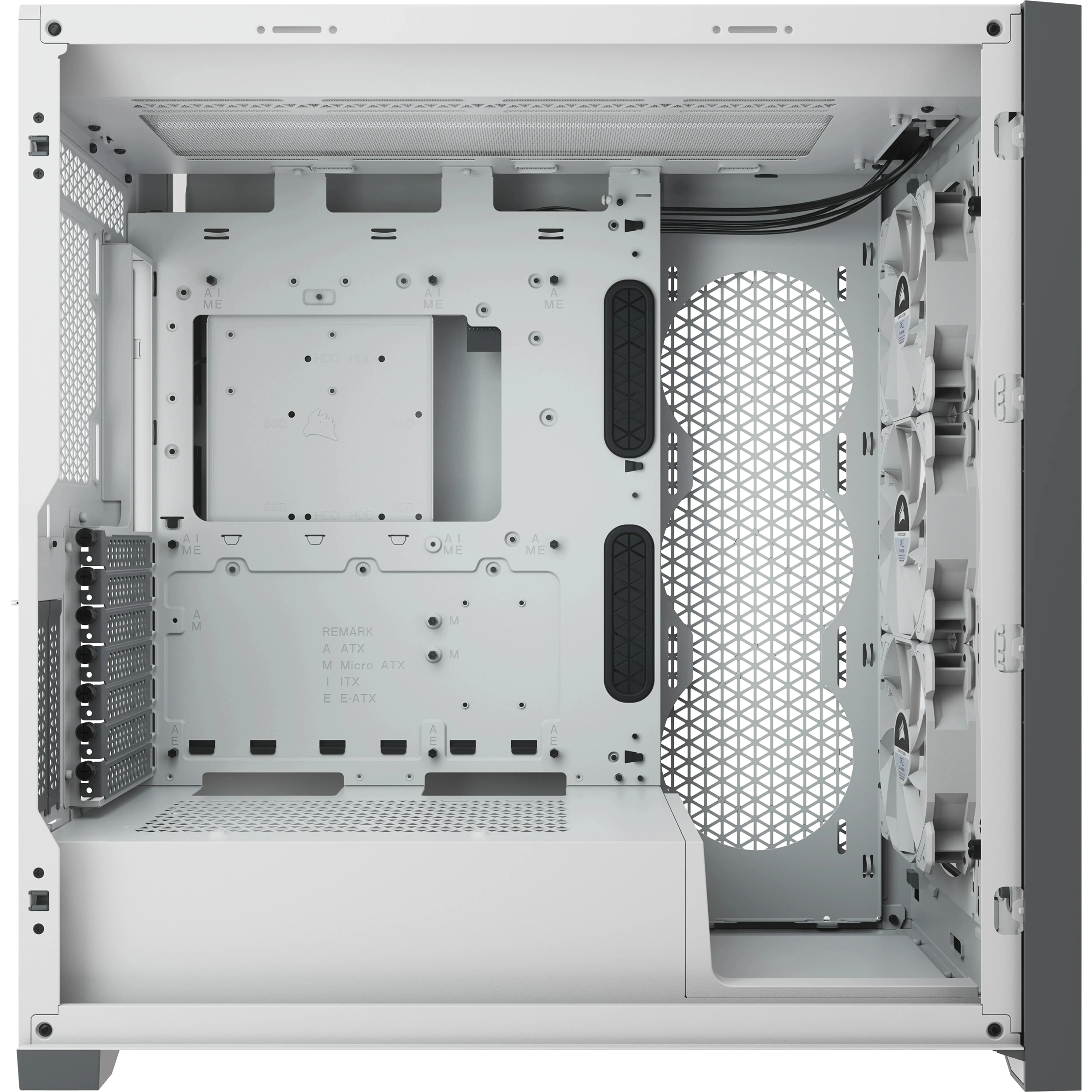 Corsair iCUE 5000X RGB - Mid Tower case, White