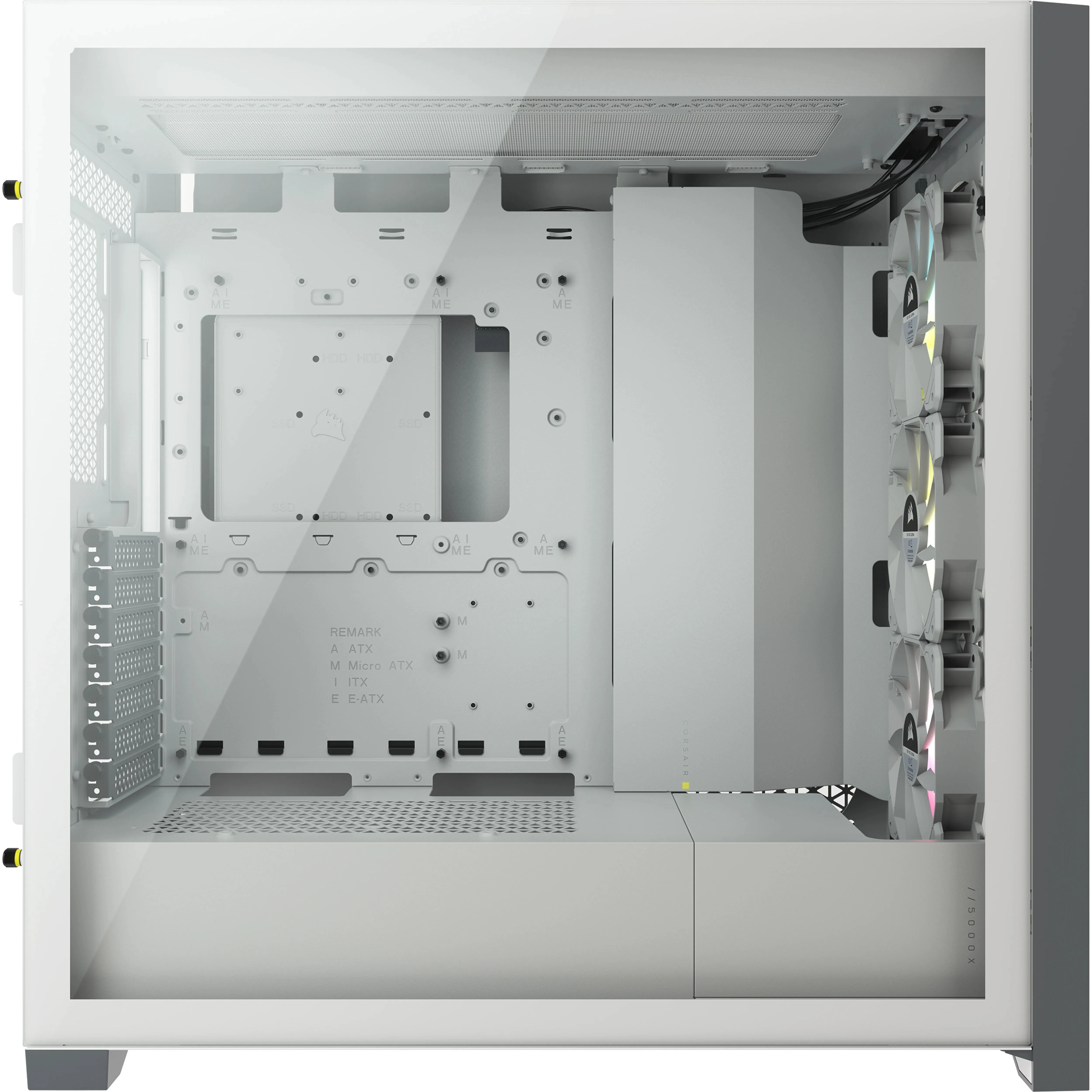 Corsair iCUE 5000X RGB - Mid Tower case, White