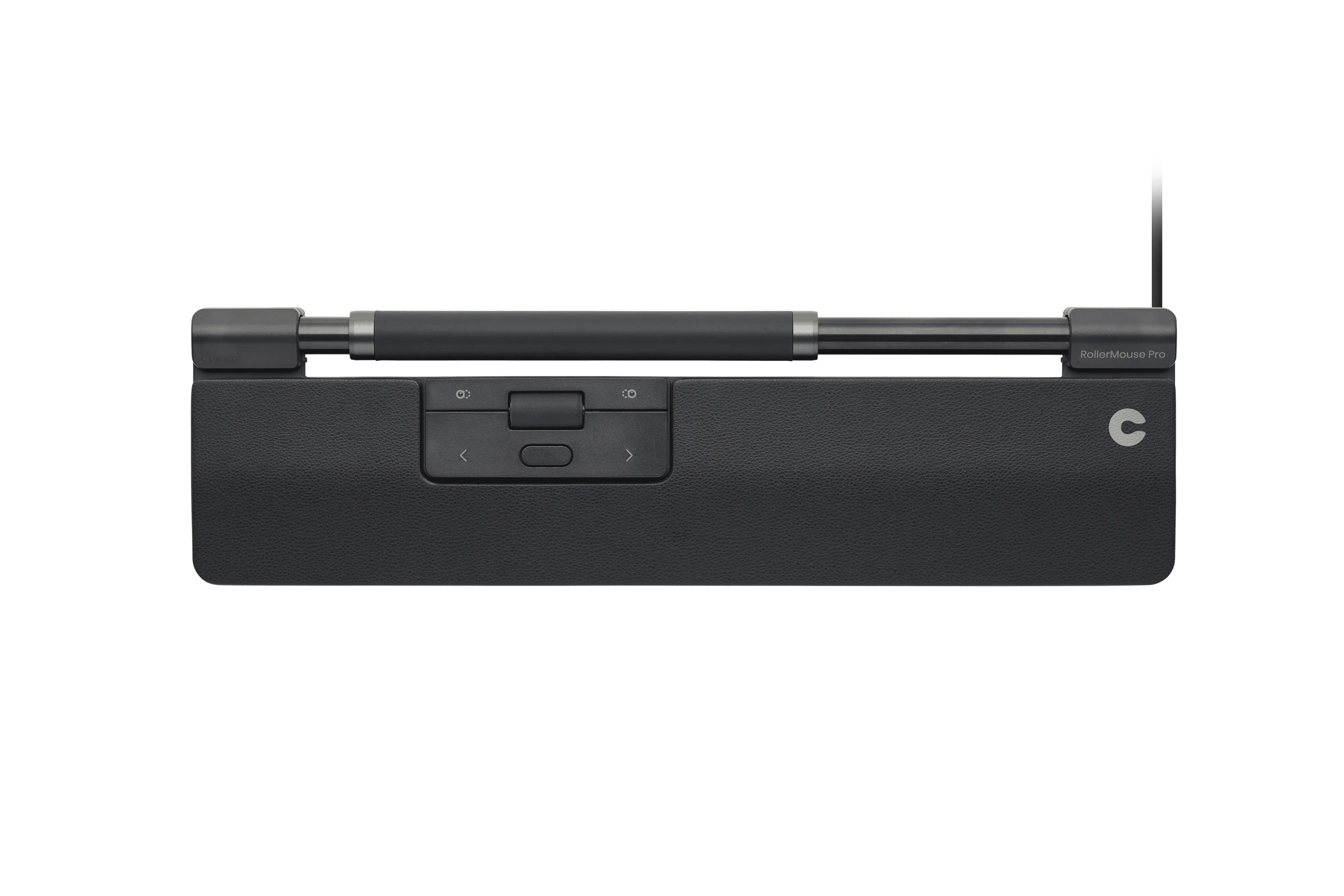 Contour RollerMouse Pro - Wired Roller Mouse + Slim Wrist Rest Vegan leather