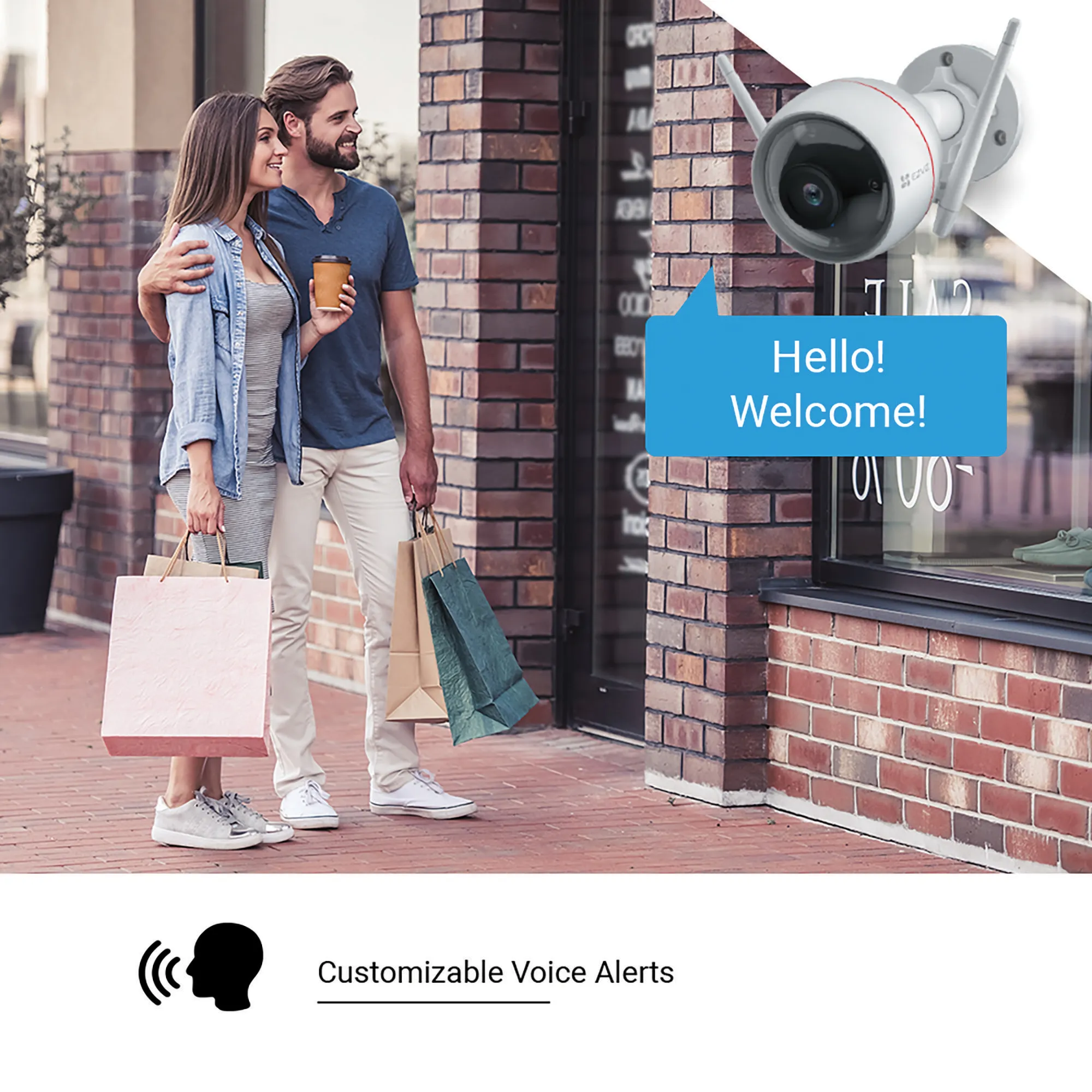 EZVIZ C3W Pro, 1080p, Wi-Fi - surveillance camera for outdoor and indoor