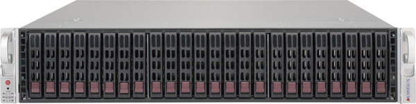 Supermicro SC216 BE1C-R741JBOD - Telineasennettava - 2U - SATA/SAS - pikavaihto 740 watt - musta