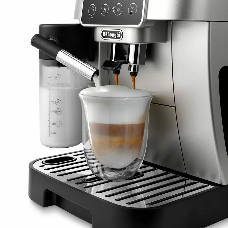 Delonghi Magnifica Start ECAM220.80 - coffee maker, fully automatic, Black, Silver