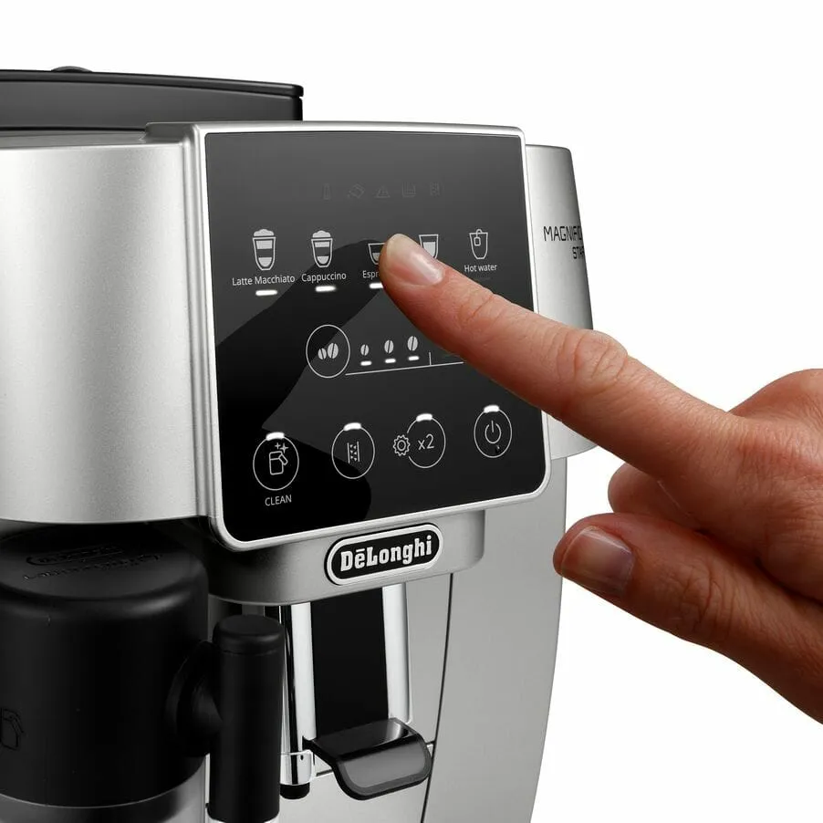Delonghi Magnifica Start ECAM220.80 - coffee maker, fully automatic, Black, Silver