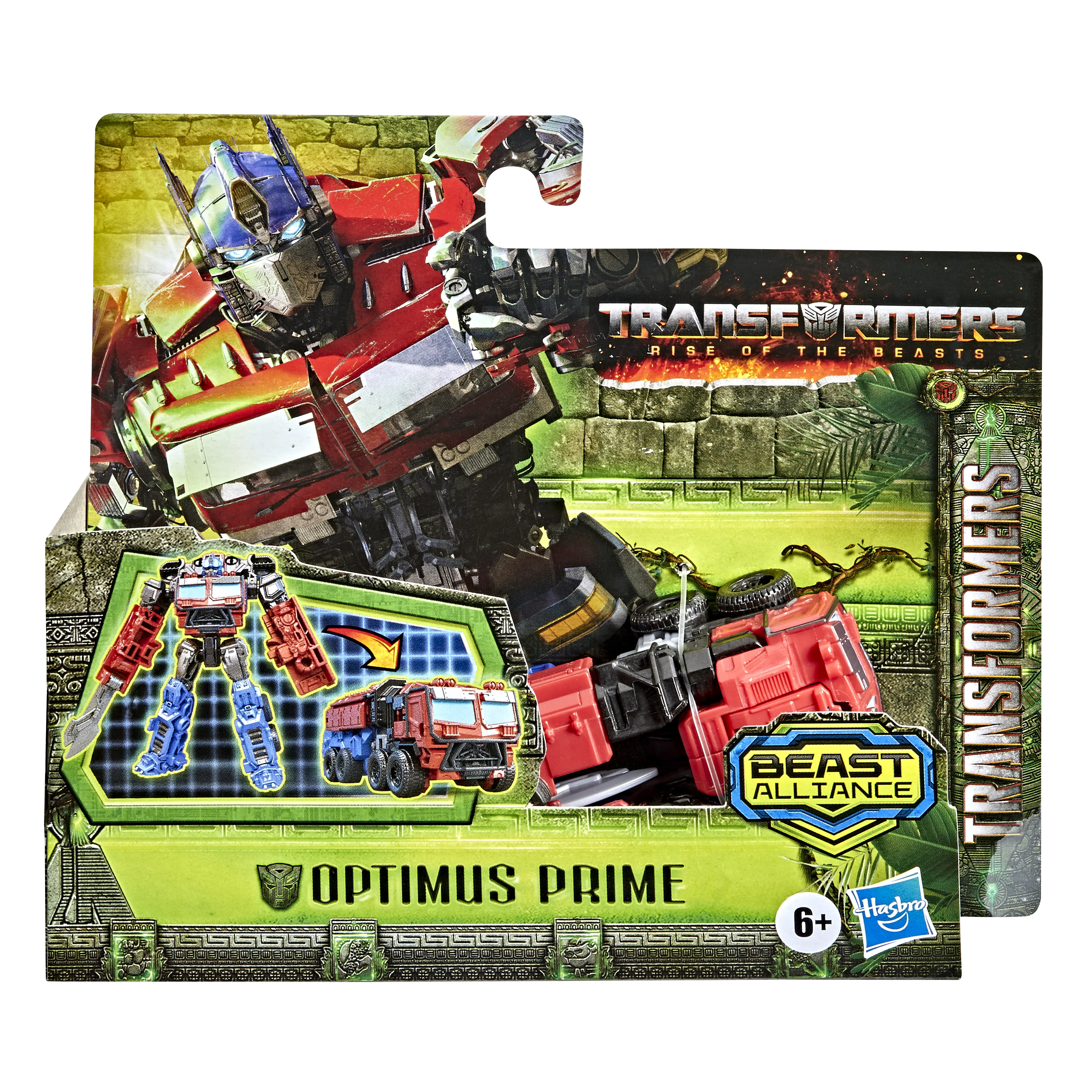 Hasbro Transformers: Rise of the Beasts Battle Changers Optimus Prime Toy Figure (11 cm Tall)